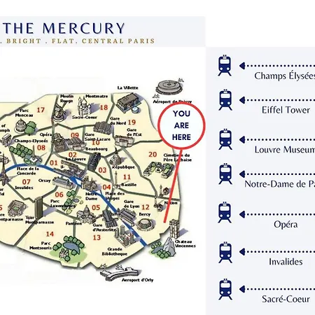Le Mercury - Confortable Et Lumineux - Nation Apartment *